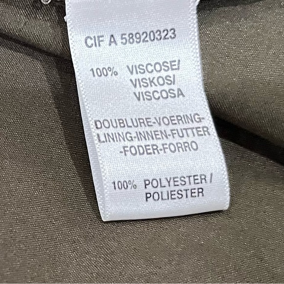 French Designer La Redoute Gray Floral Skirt Size 6 - Picture 7 of 8